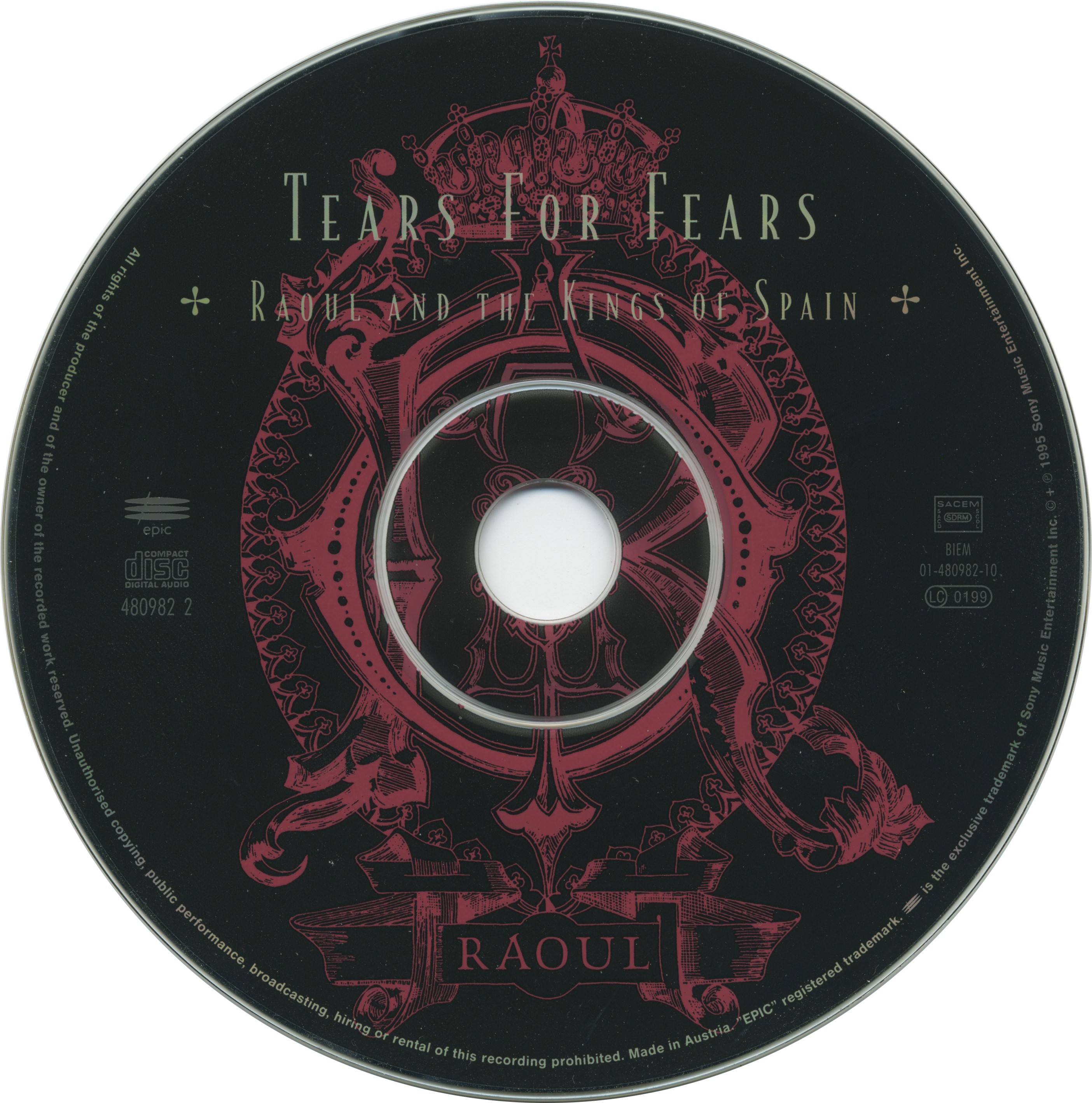 Tears For Fears Raoul And The Kings Of Spain Cd Cd Covers Cover